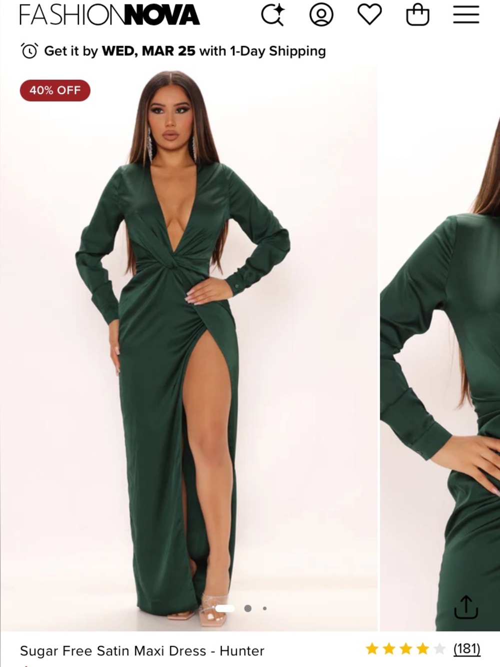 fashion nova maxi dress with slit
